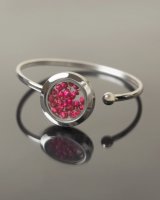 Steel bracelet rouge diosmi